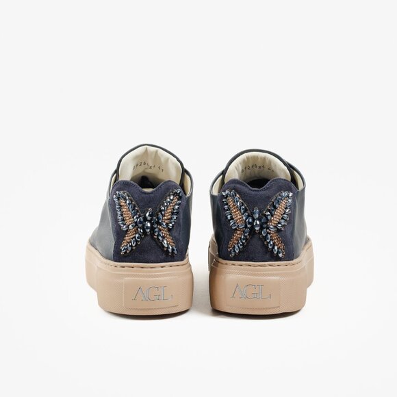 Attilio Giusti Leombruni Butterfly Jewel Platform Sneakers - Picture 3 of 11